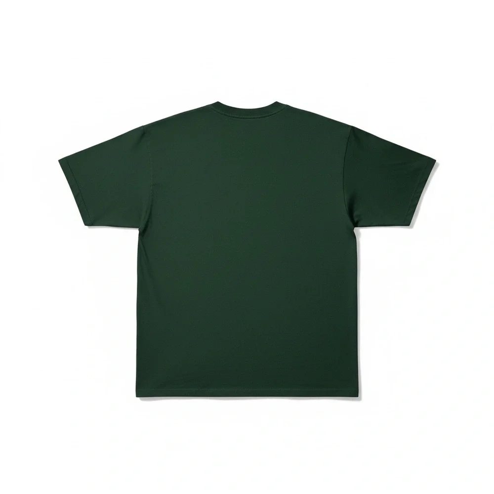 DJAB (Simons) Forest Green Oversized Organic Cotton Tee Men’s Medium - Picture 2 of 5